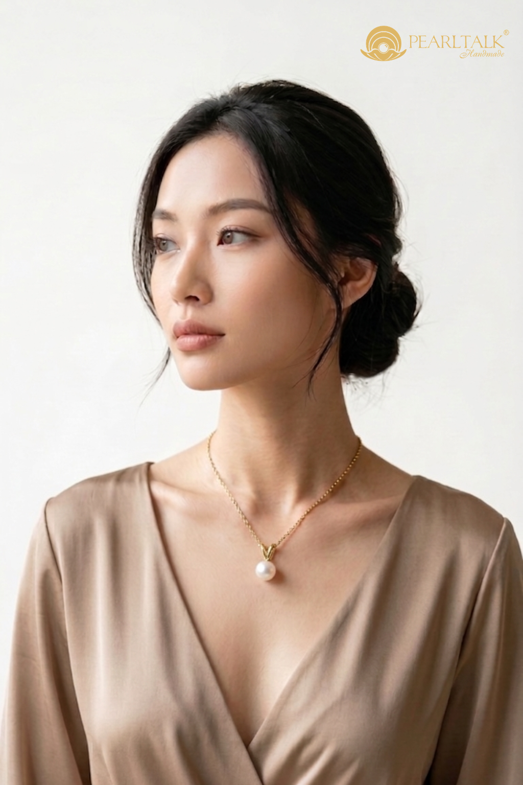 Mặt Dây Chuyền Ngọc Trai Vàng 18K 10mm